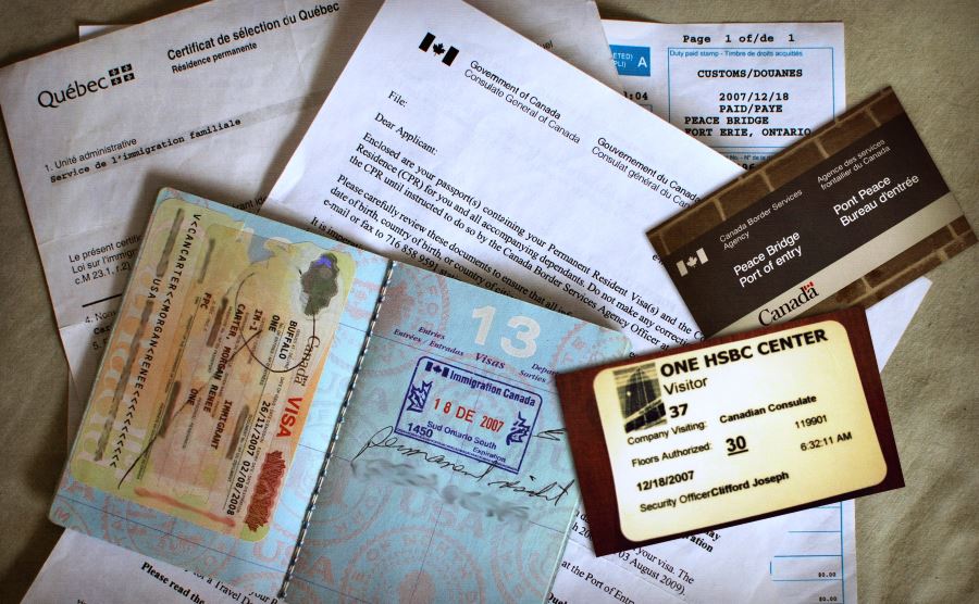 Документы на визу в Канаду