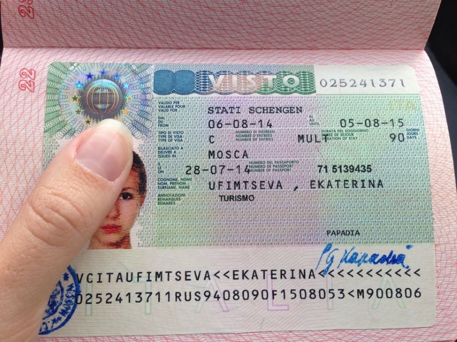 Шенгенская виза в Италию